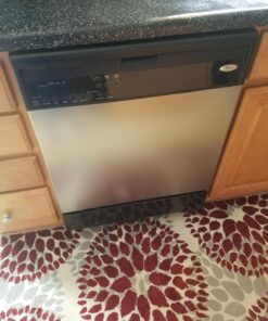 EZ FAUX DECOR Peel & Stick Faux Stainless Steel | Refrigerator Wrap | Cover for Dishwashers & Appliances | Self Adhesive Stainless Contact Vinyl Paper 36 in x 144 in (12ft) 58 711XzI9W2hL