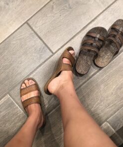 Alternative view of Pali Hawaii Women's Gladiator Jaya Sandals 6 Dark Brown