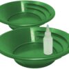 Sluice Fox 2 Gold Pans w/Bottle Snuffer | Panning Kit | Prospecting Mining Kit 12" Green (Medium) 68 711Ypmx06aL