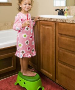 Alternative view of Mommy's Helper Step Up Non-Slip Stepstool Froggie Collection, Green , 14x8.25x6.5 Inch (Pack of 1) 14x8.25x6.5 Inch (Pack of 1)