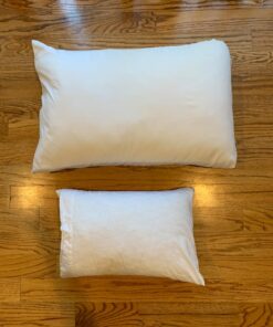 Coop Home Goods Toddler Pillow, Soft, Breathable & Washable Mini Bed Pillows for Kids, Adjustable Pillow with Premium Memory Foam for Neck, Knee & Back Support, CertiPUR-US/GREENGUARD Gold, 19" x 13" White 36 711aRuI5wGL 3