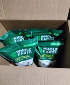 WHOLE EARTH 100% Erythritol Zero Calorie Plant-Based Sugar Alternative, 4 Pound Pouch (Packaging May Vary ) Granulated 4 Pound (Pack of 1) 42 711aeMSd72L