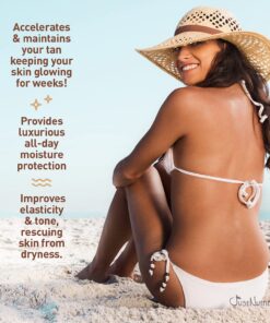 Just Nutritive Body Nutritive Serum | For Outdoor Body Tanning | Hydrating Body Oil | Natural Skin Moisturizer | Sun Kiss Glow 8 Oz 22 711alYRco1L