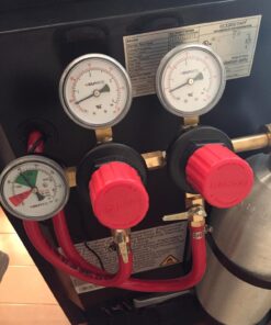 Taprite T752HP Two Product Dual Pressure Kegerator CO2 Regulator Red Bonnet 11 711amxA SnL