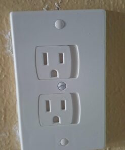 Jambini Self-Closing Outlet Covers - An Alternative To Socket Plugs - 3 pack 50 711b8c QNL