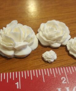 SUNKOOL Roses Mold Flower Silicone Cake Molds Chocolate Sugarcraft Decorating Fondant Fimo Tools 4 Size Pink 1 Piece 1 Rose 48 711bi7b3zcL