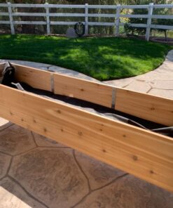 Gardener's Supply Company Raised Garden Bed Elevated Cedar Planter Box | 2' x 8' Standing Garden for Outdoor Plant Vegetables & Flower Gardening Perfect for Patio Deck & Backyard 36 711bjZNI8zL