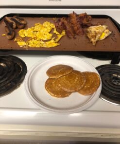 Hamilton Beach 38518R Durathon Ceramic Griddle, 200 sq. in, Black 36 711bku9 OL