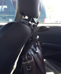 IPELY Universal Car Vehicle Back Seat Headrest Hanger Holder Hook for Bag Purse Cloth Grocery (Black -Set of 2) Black 32 711c1fclqLL