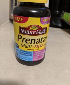 Nature Made Prenatal with Folic Acid + DHA, Prenatal Vitamin and Mineral Supplement for Daily Nutritional Support, 90 Softgels, 90 Day Supply 90 Count (Pack of 1) 39 711cH6IinlL