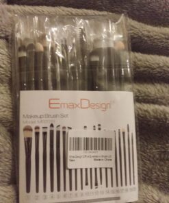 EmaxDesign 20 Pieces Makeup Brush Set Professional Face Eye Shadow Eyeliner Foundation Blush Lip Makeup Brushes Powder Liquid Cream Cosmetics Blending Brush Tool 53 711cYMFw0ZL