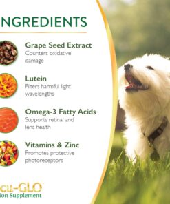 Ocu-GLO Vision Supplement for Small Dogs (45ct) 45 Gelcaps Small Dogs (10 lbs and Under) 13 711cnTaP9YL