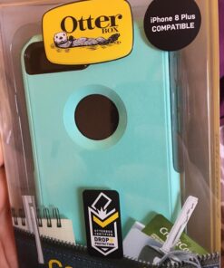 OTTERBOX COMMUTER SERIES Case for iPhone 8 PLUS & iPhone 7 PLUS (ONLY) - Retail Packaging - AQUA MINT WAY (AQUA MINT/MOUNTAIN RANGE GREEN) AQUA MINT WAY (AQUA MINT/MOUNTAIN RANGE GREEN) Standard Packaging 25 711dchUzSML 2