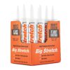 Sashco - BIG-P-C-12 Big Stretch Acrylic Latex High Performance Caulking Sealant, 10.5 Ounce Cartridge, Clear (Pack of 12) 3 711dgxeVL