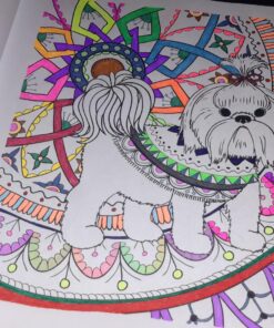 Amazing Dogs: Adult Coloring Book (Stress Relieving Creative Fun Drawings to Calm Down, Reduce Anxiety & Relax.) 60 711dhljn0 L