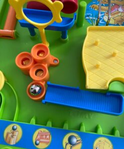TOMY Games Screwball Scramble Marble Run Game for Kids - Timed Marble Maze Kids Games - Cooperative Board Games for Family Game Night - 1-4 Players - Ages 5 Years and Up Multicolored 34 711dj V8HaL