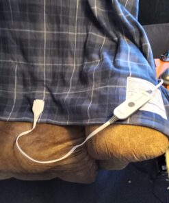 Sunbeam Royal Ultra Rodeen Blue Plaid Heated Personal Throw / Blanket, Cozy-Warm, Adjustable Heat Settings 33 711fP0PlxZL