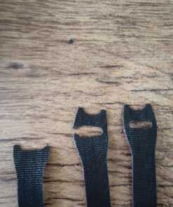 VELCRO Brand ONE-WRAP Cable Ties, 100Pk, 8 x 1/2" Black Cord Organization Straps, Thin Pre-Cut Design, Wire Management for Organizing Home, Office and Data Centers 28 711hNDQZieL