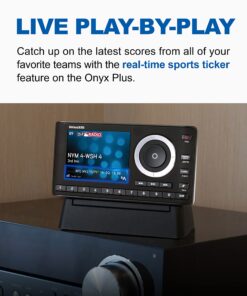 SiriusXM SXPL1H1 Onyx Plus Satellite Radio with Home Kit – Hear SiriusXM on Your Home Stereo or Powered Speakers 17 711jabBy9PL