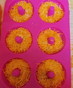 LoveS (2pcs) 6-Cavity Silicone Donut Baking Pan/Non-Stick Donut Mold, Dishwasher, Oven, Microwave, Freezer Safe 33 711k4j3PhL