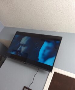 Mount-It! Articulating TV Wall Mount Corner Bracket, VESA 400 x 400 Compatible, Stable Dual Arm Full Motion, Swivel, Tilt Fits 32, 37, 40, 42, 47, 50 Inch TVs, 115 Lbs Capacity with HDMI Cable Black 47 711kZzuvKL