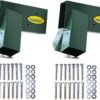 Eastern Jungle Gym Easy 1-2-3 A-Frame 2 Brackets for Swing Set with All Mounting Hardware, Green 2 A-Frame Swing Set Brackets 20 711kh0NE nL