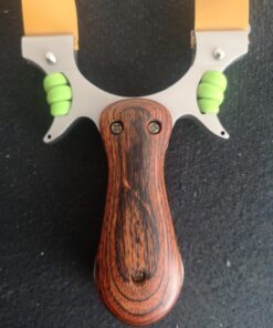 D&Q Slingshot High Velocity Catapult with 10 Pcs Flat Bands Powerful Professional Sling Shot with Aiming Points for Adult Shooting Fishing Hunting Competition 31 711kqqhRyYL