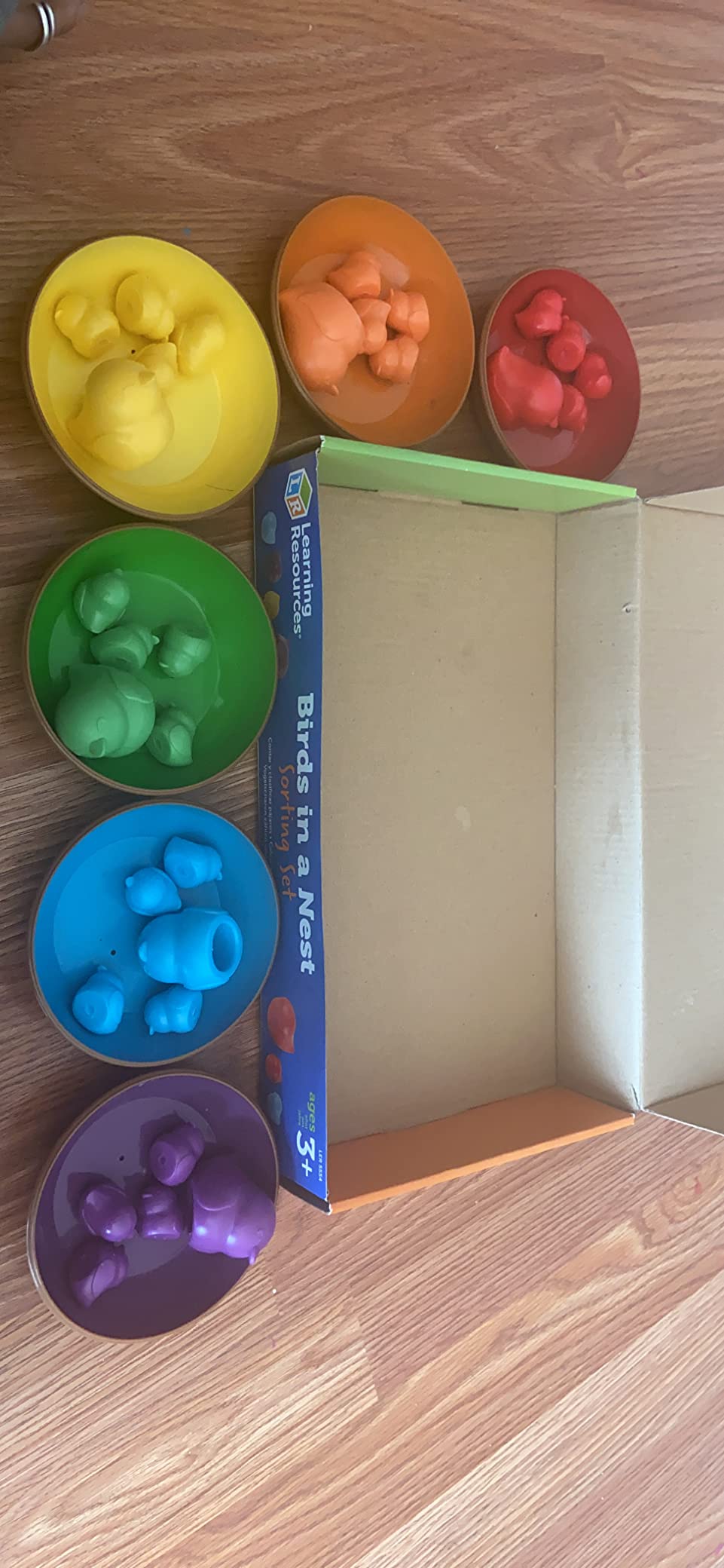 Learning Resources Birds in a Nest Sorting Set, Fine Motor Set, Color Sorting Set for Toddlers, 36 Pieces, Ages 3+ 9 Learning Resources Birds in a Nest Sorting Set, Fine Motor Set, Color Sorting Set for Toddlers, 36 Pieces, Ages 3+ - Image 9