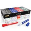 Arteza Dry Erase Markers, Bulk Pack of 52, Chisel Tip, 4 Assorted Colors with Low-Odor Ink, Whiteboard Markers, Back to School Supplies for Classroom, Office, or Home 1 Count (Pack of 52) 13 711l4D2uZdL