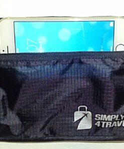 Simply4Travel Travel Money Belt with RFID Blocking, Premium Slim Fanny Pack and Waist Stash for Everyday Use! Black 117 711l7cZ1H5L