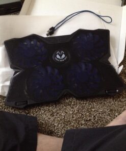 Tree New Bee High Performance Gaming Laptop Cooling Pad for 15.6-17-Inch Laptops with (4 Fans) Four 120mm Fans at 1200 RPM, Black (TNB-K0025) K25 with 4 Fans 68 711lXtPs9JL