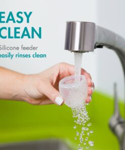 Boon Pulp Easy Grip Frozen Food Silicone Feeder & Baby Teething Toy, Coral/Purple 2 Pack 14 711m 8jsrCL