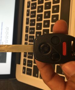 KeylessOption Just the Case Keyless Entry Remote Head Key Combo Fob Shell Black 26 711mWGX2m3L