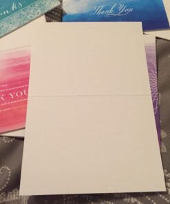 Ombre Watercolor Thank You Note Cards / 36 Greeting Card Set With Envelopes / 6 Colorful Thank You Designs Ombre Watercolor 34 711mpRefYnL