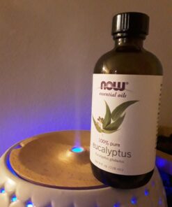 NOW Essential Oils, Eucalyptus Oil, Clarifying Aromatherapy Scent, Steam Distilled, 100% Pure, Vegan, Child Resistant Cap, 4-Ounce 33 711myiIdDL