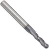 Melin Tool - 57832 EMG-B Carbide Ball Nose End Mill, AlTiN Monolayer Finish, 30 Deg Helix, 3 Flutes, 2.5000" Overall Length, 0.2500" Cutting Diameter, 0.25" Shank Diameter 1/4 inches 55 711n 2c012L