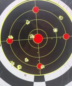 Splatterburst Targets - 8 inch Stick & Splatter Self Adhesive Shooting Targets - Gun - Rifle - Pistol - Airsoft - BB Gun - Pellet Gun - Air Rifle - Made in USA 25 pack 32 711oKojzTpL 1