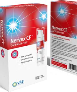 Vita Sciences Nervex CF Neuropathy Relief for Hands and Feet - Powerful Cream Formula for Burning, Tingling, Numbness - with Arnica, B12, B1, B5, B6, E, MSM, Aloe, and Coconut Oil Base, Capsaicin-FREE 5 711oPleuzL