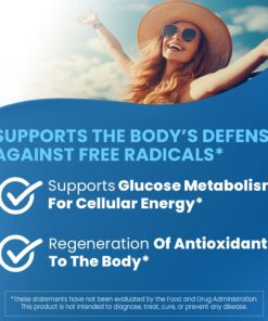 Doctor's Best Alpha-Lipoic Acid 600, Helps Support Glucose Metabolism and Regenerate Antioxidants* Non-GMO, Gluten Free, Vegan, Soy Free, 60 Veggie Caps 60VC 13 711oT9Lu4XL