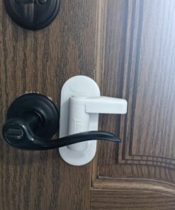 Door Lever Lock (2 Pack) Child Proof Doors & Handles 3M Adhesive - Child Safety By Tuut 34 711ovv45j3L