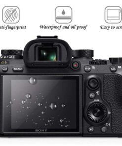 PCTC EOS M50 II Screen Protector for Canon EOS M50 M50 Mark II Camera & Hot Shoe Cover 0.3mm 9H Hardness Ultra-clear Tempered Glass Screen Protector (3 Packs) 28 711qZw88etL