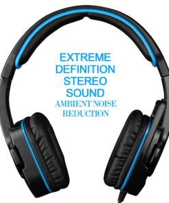 Alternative view of SADES SA-708 GT Gaming Headset with Microphone, Gaming Headphones Computer Headset for PS4 Xbox360 PC Mac iPhone Smartphone Laptop iPad iPod-Retail Packaging