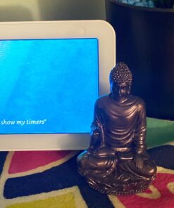 Top Collection Mini Shakyamuni Buddha Decorative Statue - Hand Painted Enlightened One Sculpture with Bronze Finish Look- 3-Inch Supreme Buddha Collectible Figurine 33 711rA1ldeL