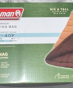 Coleman Dunnock Cold Weather Sleeping Bag, 20°F Camping Sleeping Bag for Adults, Comfortable & Warm Sleeping Bag for Camping and Outdoor Use, Fits Adults up to 6ft 4in Tall 25 711rL6Ax92L 2