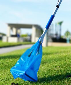 Doggie Walk Bags Dog Waste Bags with Easy Tie Handles, Extra Thick and Strong Poop Bags, Easy Dispensing and Leak Proof, 70 Blue Scented Doggy Bags, 7 x 5 x 17 Inches 13 711rcwiz3LL