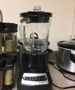 Hamilton Beach Wave Crusher Blender For Shakes and Smoothies With 40 Oz Glass Jar and 14 Functions, Ice Sabre Blades & 700 Watts for Consistently Smooth Results, Black & Stainless Steel (54220) 25 711sj6kUyOL