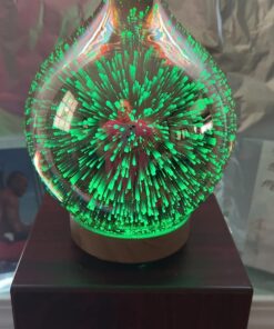 Porseme Rose Gold Essential Oil Diffuser 3D Glass Aromatherapy Ultrasonic Humidifier, Waterless Auto-Off, Timer Setting, BPA Free, Air Refresh for Home Hotel Yoga Leisure SPA Gift 100ml A2-100ml Rose Gold Aladdin 25 711t2j7WZJL