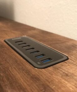 Anker 7-Port USB 3.0 Data Hub with 36W Power Adapter and BC 1.2 Charging Port for iPhone 7/6s Plus, iPad Air 2, Galaxy S Series, Note Series, Mac, PC, USB Flash Drives and More 39 711t8pOHeZL