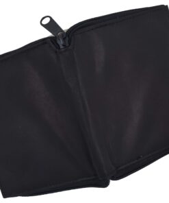 RFID Blocking Mens Leather Zippered Wallet (Black) Black 7 711tQtFXALL
