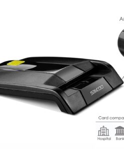 Saicoo DOD Military USB Common Access CAC Smart Card Reader, Compatible with Mac OS, Win (Horizontal Version) Cac Card Reader V1 19 711vNceGoNS